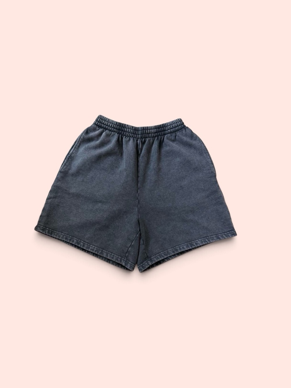 SKIMS Charcoal Elastic-Waist Athletic Shorts